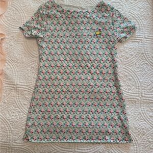 Girls Masters Floral Patterned Short Sleeve Dress NWOT
